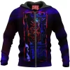 Game Zip-Hoodie, Sci-Fi Zip-Hoodie, Cyberpunk Zip-Hoodie