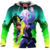 Game Fleece-Hoodie, Sci-Fi Fleece-Hoodie, Cyberpunk Fleece-Hoodie