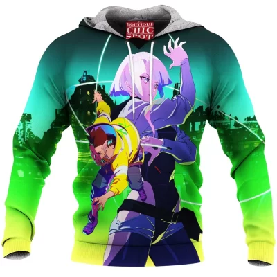 Game Fleece-Hoodie, Sci-Fi Fleece-Hoodie, Cyberpunk Fleece-Hoodie