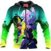 Game Zip-Hoodie, Sci-Fi Zip-Hoodie, Cyberpunk Zip-Hoodie