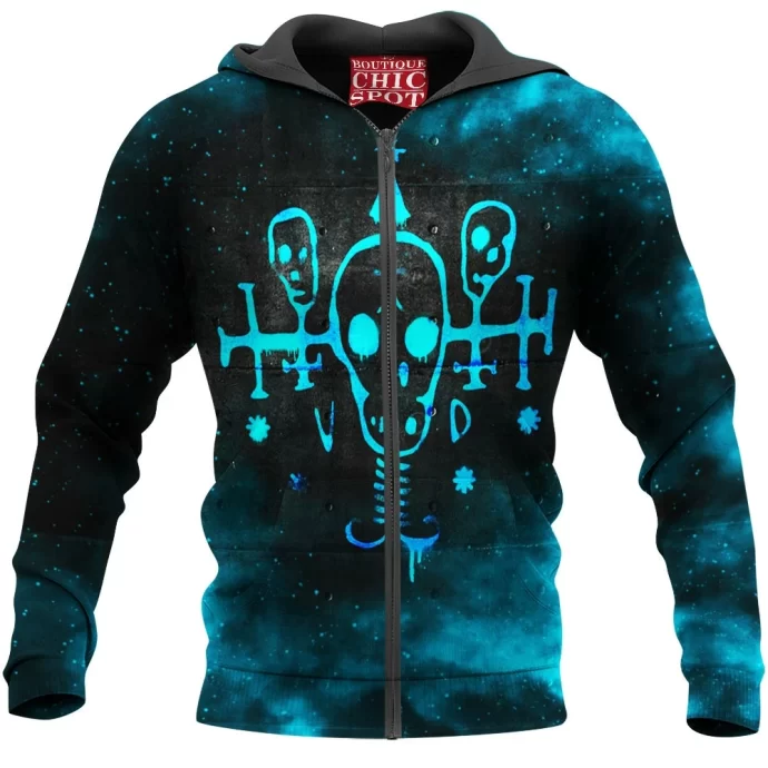 Cyberpunk Voodo Zip Hoodie