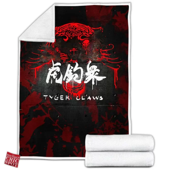 Cyberpunk Tyger Claw Fleece Blanket