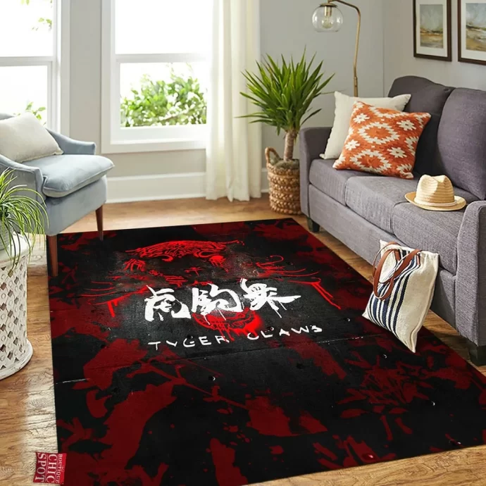 Cyberpunk Tyger Claw Rectangle Rug