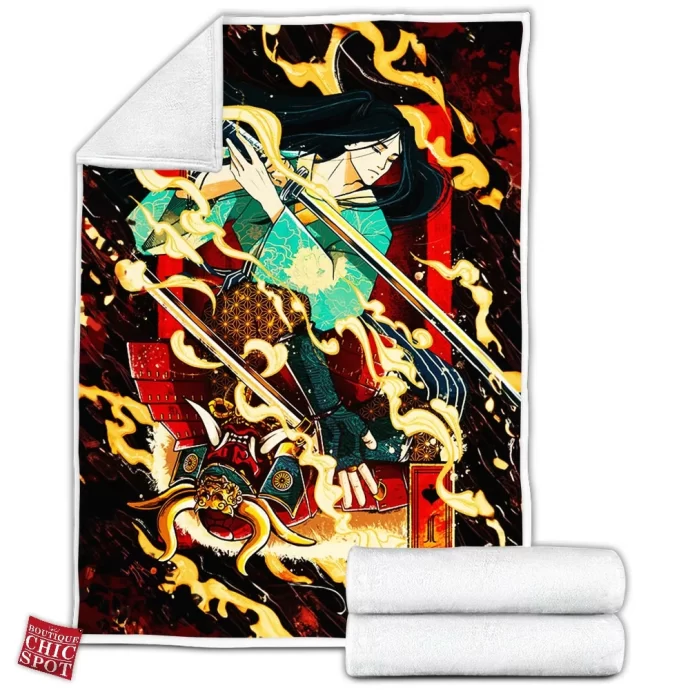 Samurai Fleece Blanket