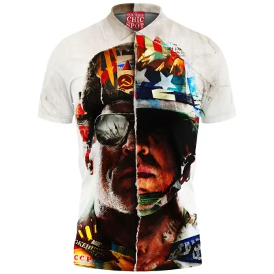 Call Of Duty Polo Shirt, Game Polo Shirt, Black Ops Polo Shirt