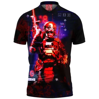 Call Of Duty Polo Shirt, Game Polo Shirt, Stryker Polo Shirt