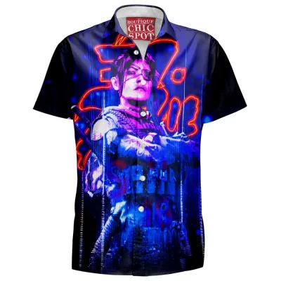 Call Of Duty Hawaiian-Shirt, Game Hawaiian-Shirt, Kaori Kitsune Tanaka Hawaiian-Shirt
