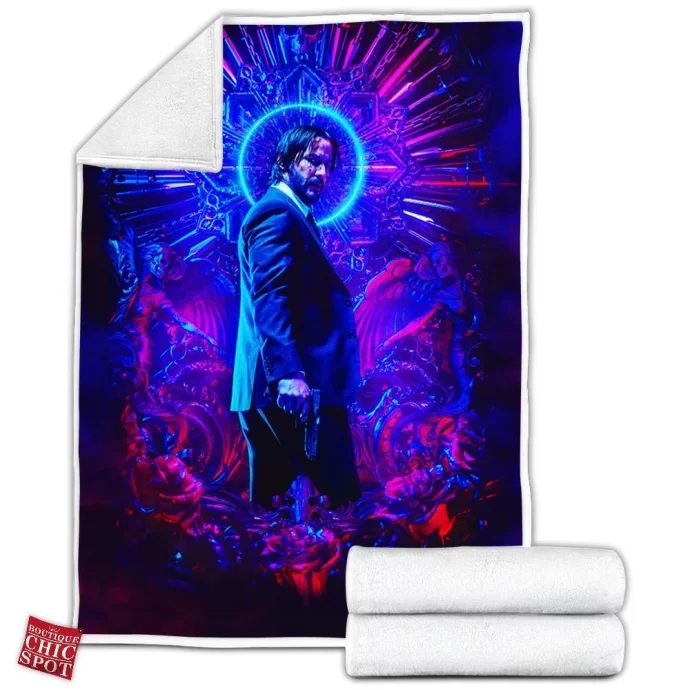 John Wick Fleece Blanket