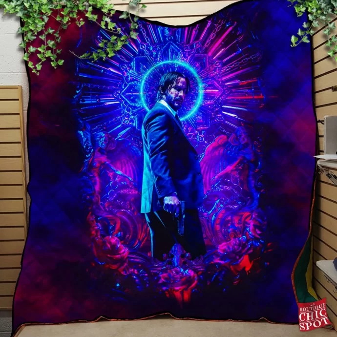 John Wick Quilt Blanket