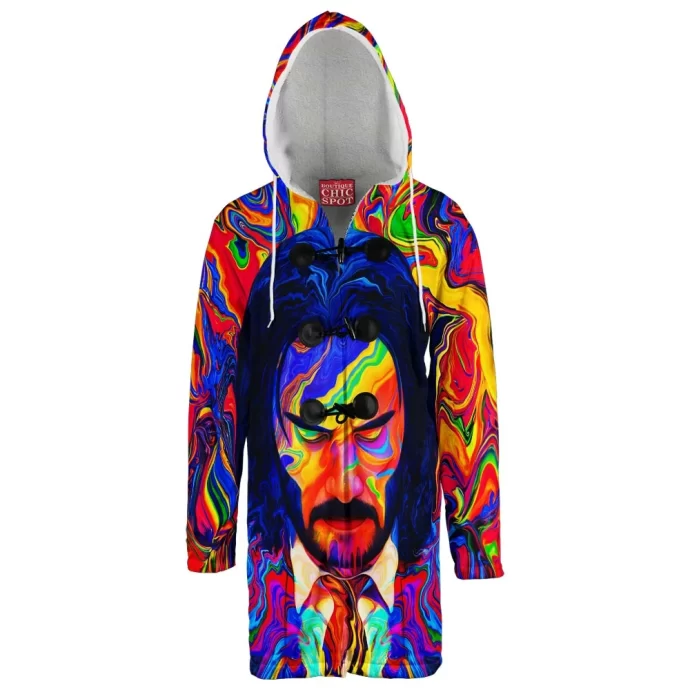 John Wick Psychodelic Hooded Cloak Coat