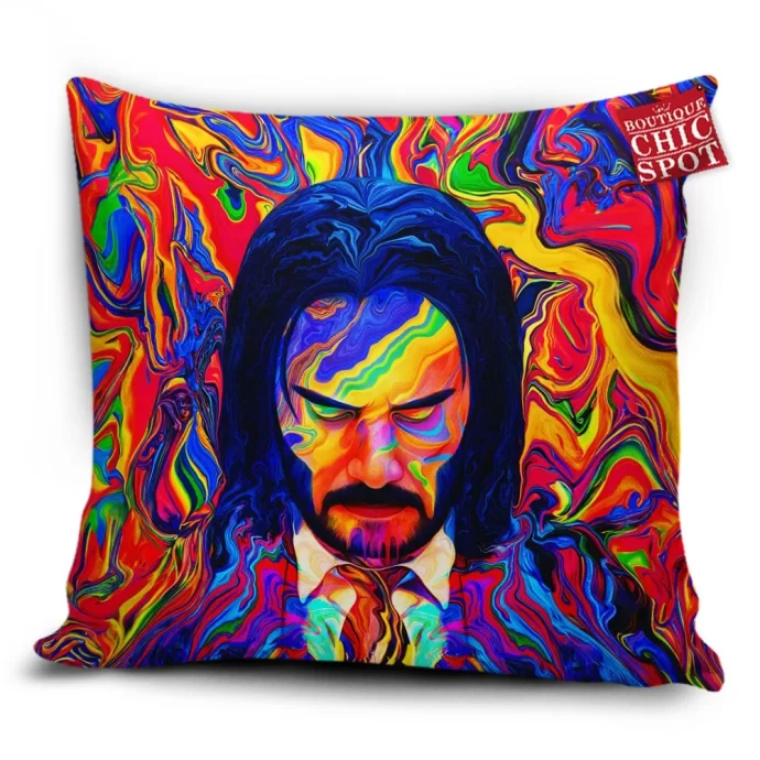 John Wick Psychodelic Pillow Cover