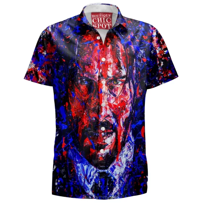 John Wick Portrait Painting Hawaiian Shirt