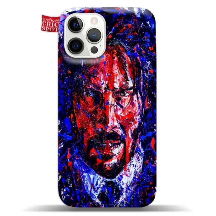 John Wick Portrait Painting Phone Case Iphone