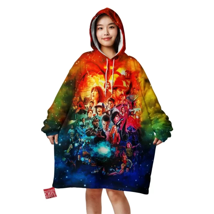 Stranger Things Blanket Hoodie