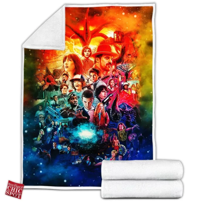 Stranger Things Fleece Blanket