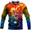 Horror Fleece-Hoodie, Stranger Things Fleece-Hoodie