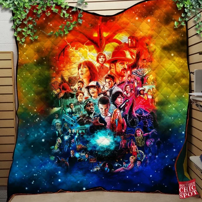 Stranger Things Quilt Blanket