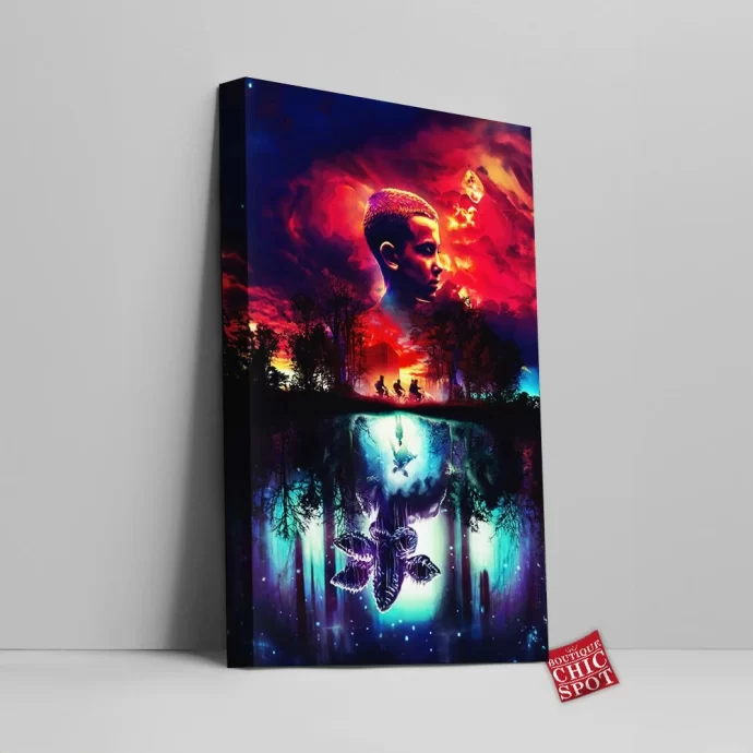 Stranger Things Upside Down Canvas Wall Art