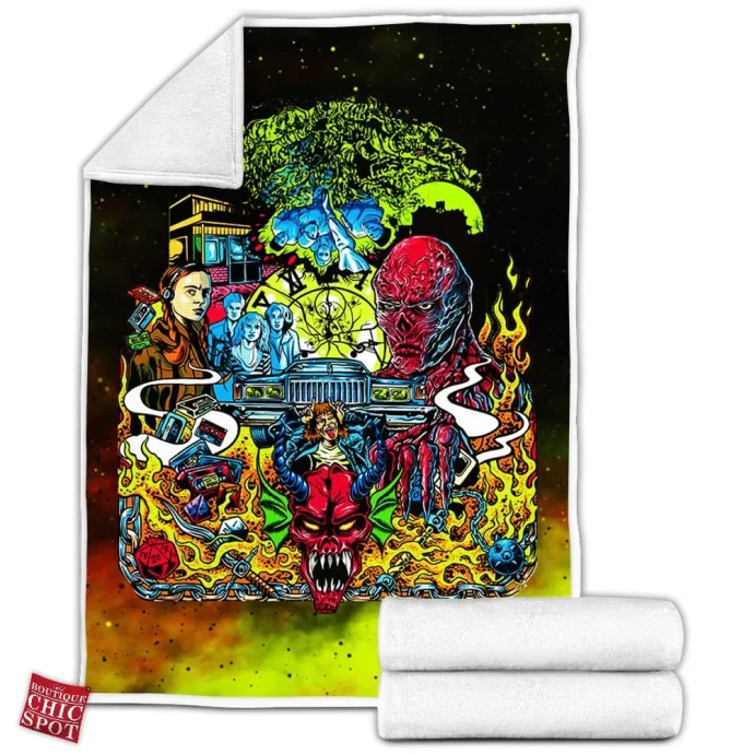 Stranger Things Retro Fleece Blanket