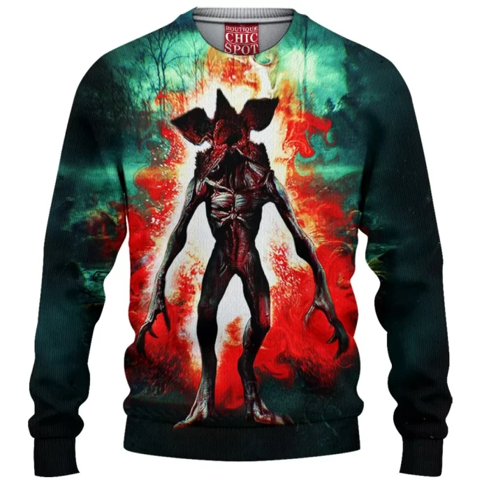 Stranger Things Demogorgon Knitted Sweater