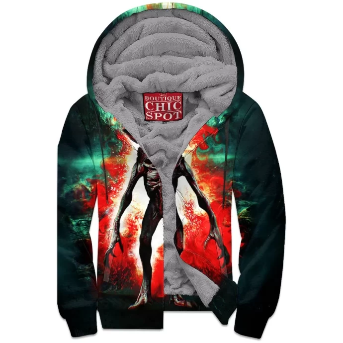 Stranger Things Demogorgon Zip Fleece Hoodie