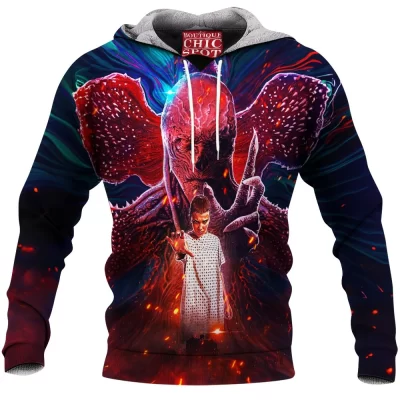 Horror Fleece-Hoodie, Stranger Things Fleece-Hoodie, Eleven Fleece-Hoodie, Vecna Fleece-Hoodie
