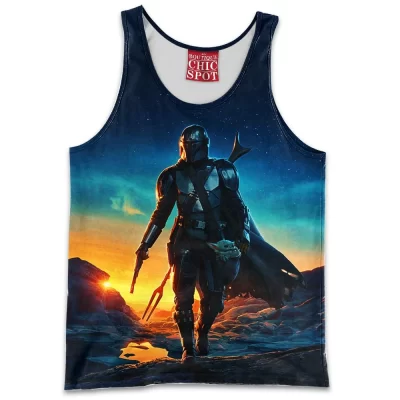 Sci-Fi Tank-Top, Star Wars Tank-Top, The Mandalorian Tank-Top