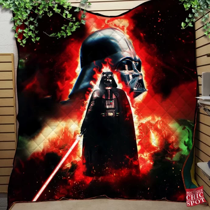 Darth Vader Quilt Blanket