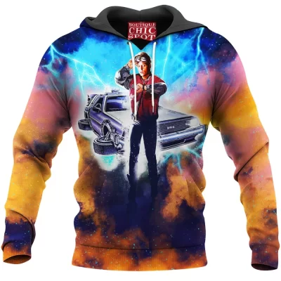 Back To The Future Hoodie, DeLorean Hoodie, Marty McFly Hoodie, Sci-Fi Hoodie