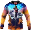 Back To The Future Zip-Hoodie, DeLorean Zip-Hoodie, Marty McFly Zip-Hoodie, Sci-Fi Zip-Hoodie