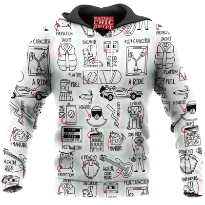 Back To The Future Hoodie, Sci-Fi Hoodie