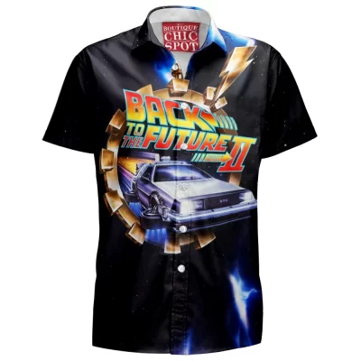 Back To The Future Hawaiian-Shirt, Sci-Fi Hawaiian-Shirt