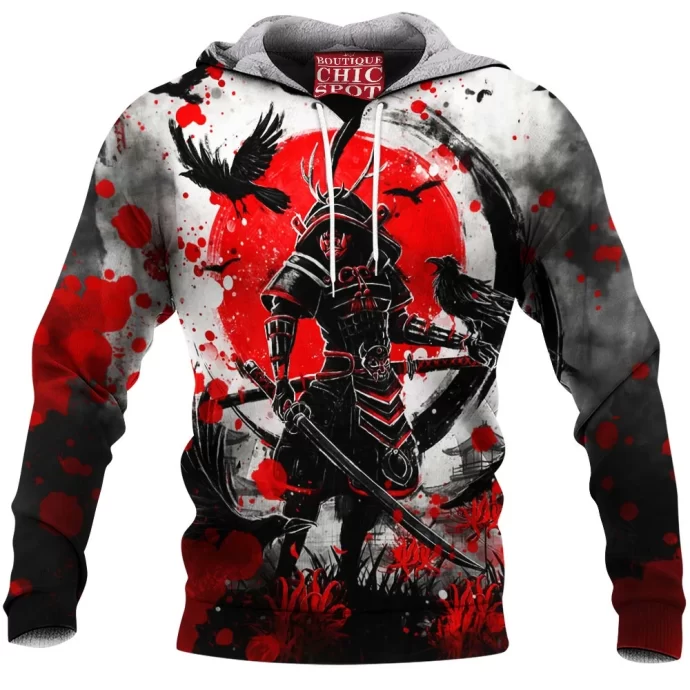 Raven Bushido Samurai Fleece Hoodie