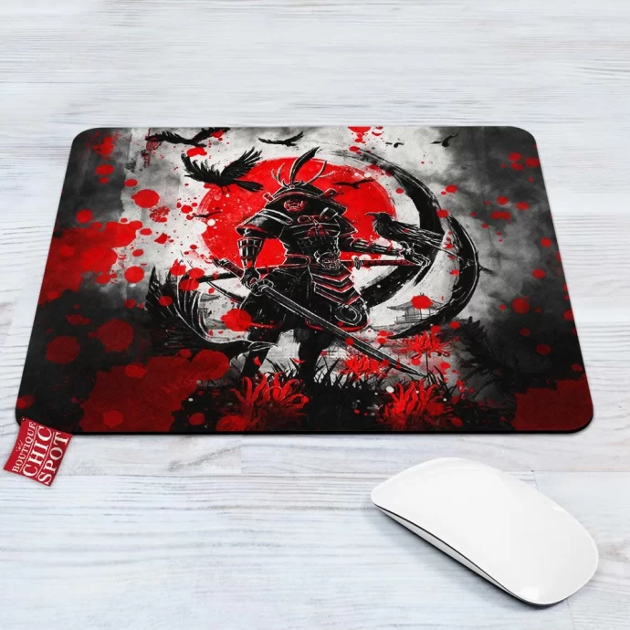 Raven Bushido Samurai Mouse Pad