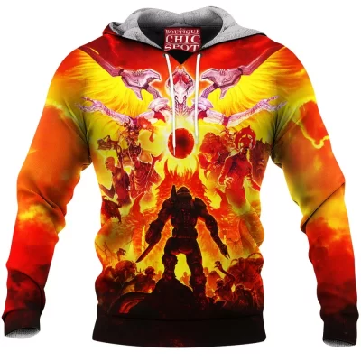 DOOM Fleece-Hoodie, Game Fleece-Hoodie