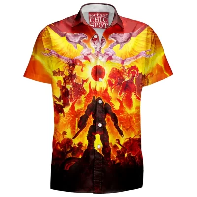 DOOM Hawaiian-Shirt, Game Hawaiian-Shirt