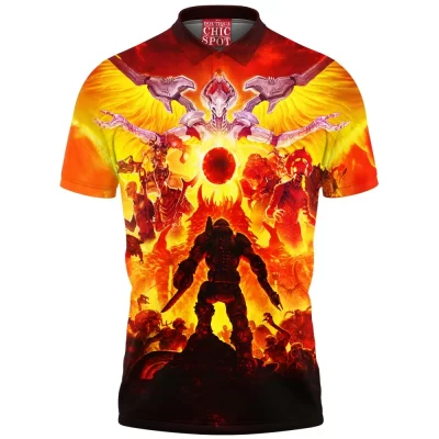 DOOM Polo Shirt, Game Polo Shirt