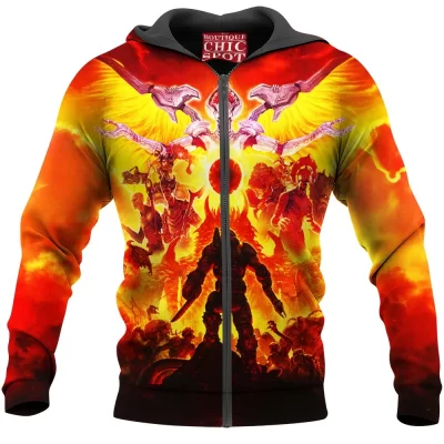 DOOM Zip-Hoodie, Game Zip-Hoodie