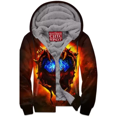 DOOM Zip-Fleece-Hoodie, Game Zip-Fleece-Hoodie