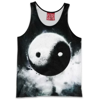 Abstract Tank-Top, Yin and Yang Tank-Top