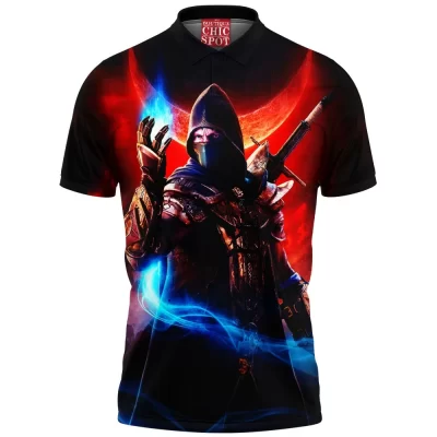 Game Polo Shirt, The Elder Scrolls Polo Shirt, Breton Polo Shirt