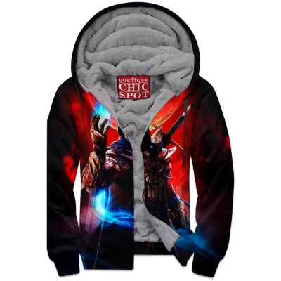 Game Zip-Fleece-Hoodie, The Elder Scrolls Zip-Fleece-Hoodie, Breton Zip-Fleece-Hoodie