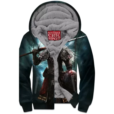 Elden Ring Zip-Fleece-Hoodie, Game Zip-Fleece-Hoodie