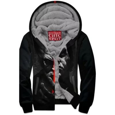Game Zip-Fleece-Hoodie, Tekken Zip-Fleece-Hoodie