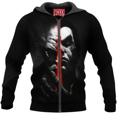 Game Zip-Hoodie, Tekken Zip-Hoodie