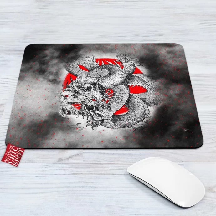 Japanese Dragon Mouse Pad