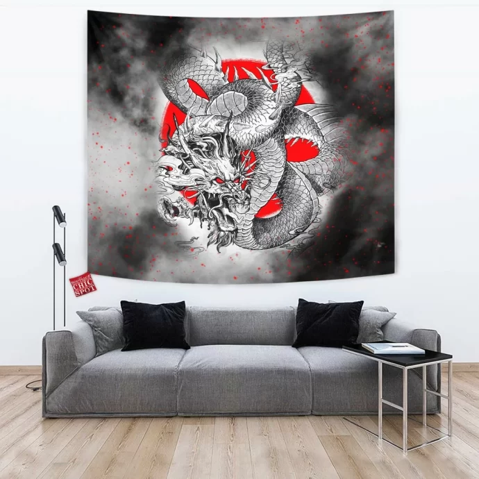 Japanese Dragon Tapestry