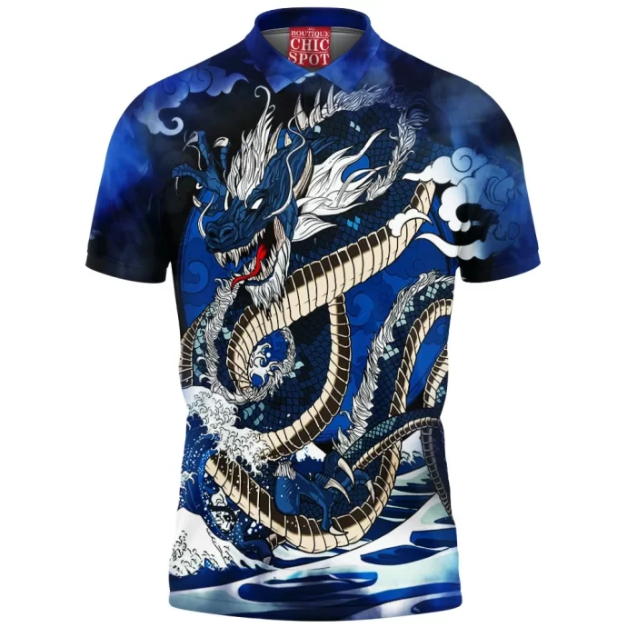 Japanese Dragon Polo Shirt