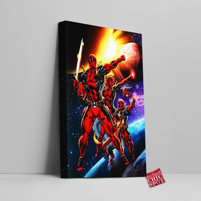 Deadpool Corps Canvas Wall Art