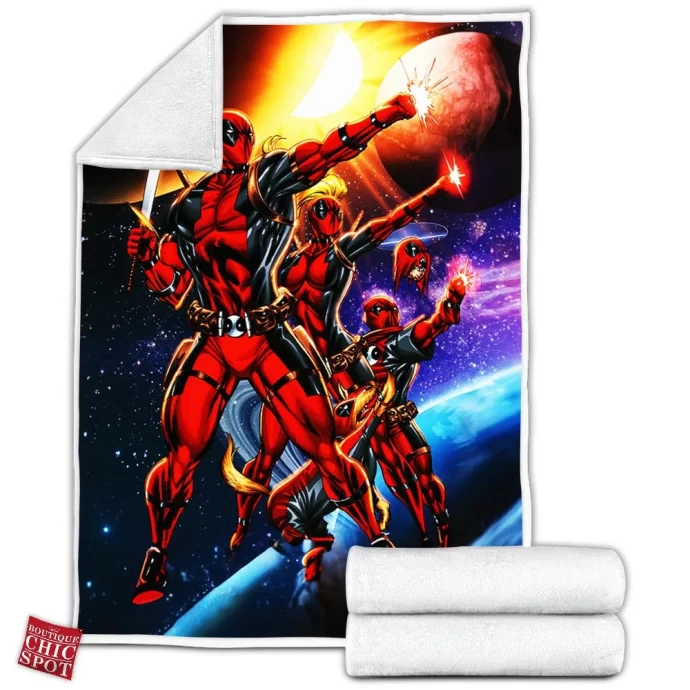 Deadpool Corps Fleece Blanket